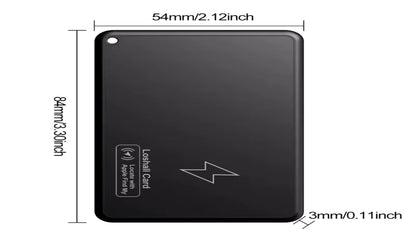 New Wireless Charging Tracking Location Wallet Tracker Card Waterproof GPS Locator Work with Apple Find My App Bluetooth Tracker