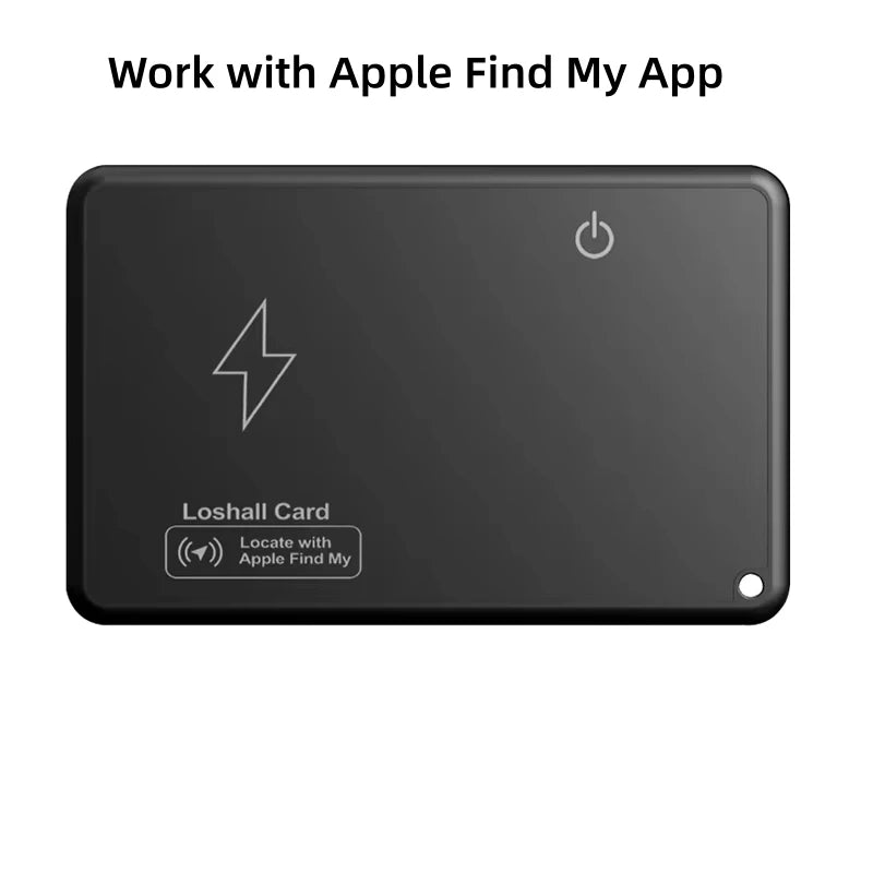 New Wireless Charging Tracking Location Wallet Tracker Card Waterproof GPS Locator Work with Apple Find My App Bluetooth Tracker